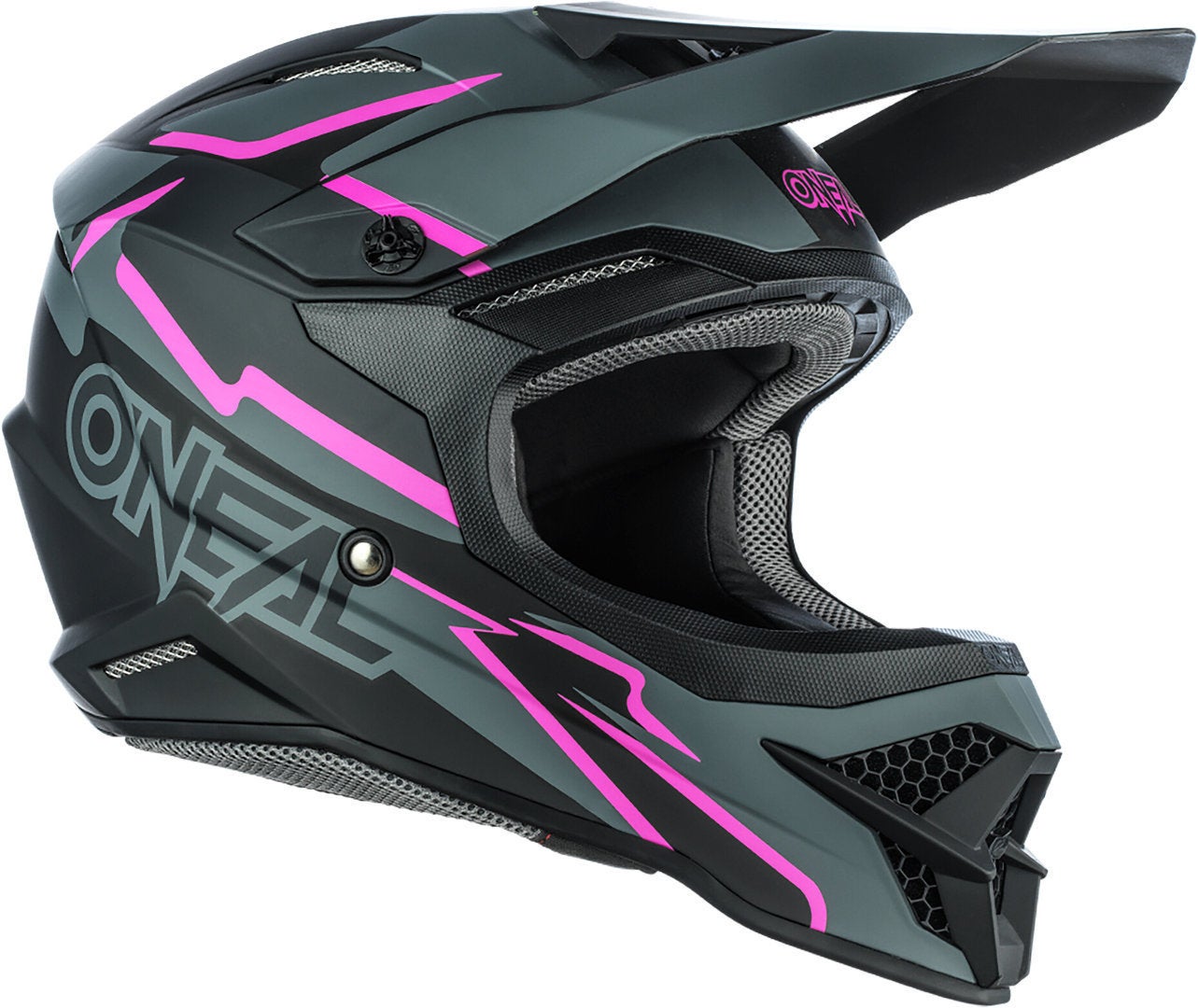 Oneal 3Series Voltage Casco motocross nero/rosa S (55/56) Figura 3
