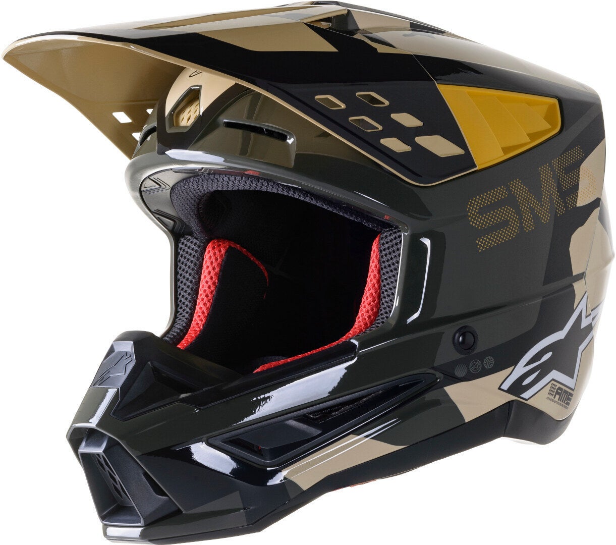 Alpinestars S-M5 Rover Motocross Helm sand M (57/58) Abbildung 1