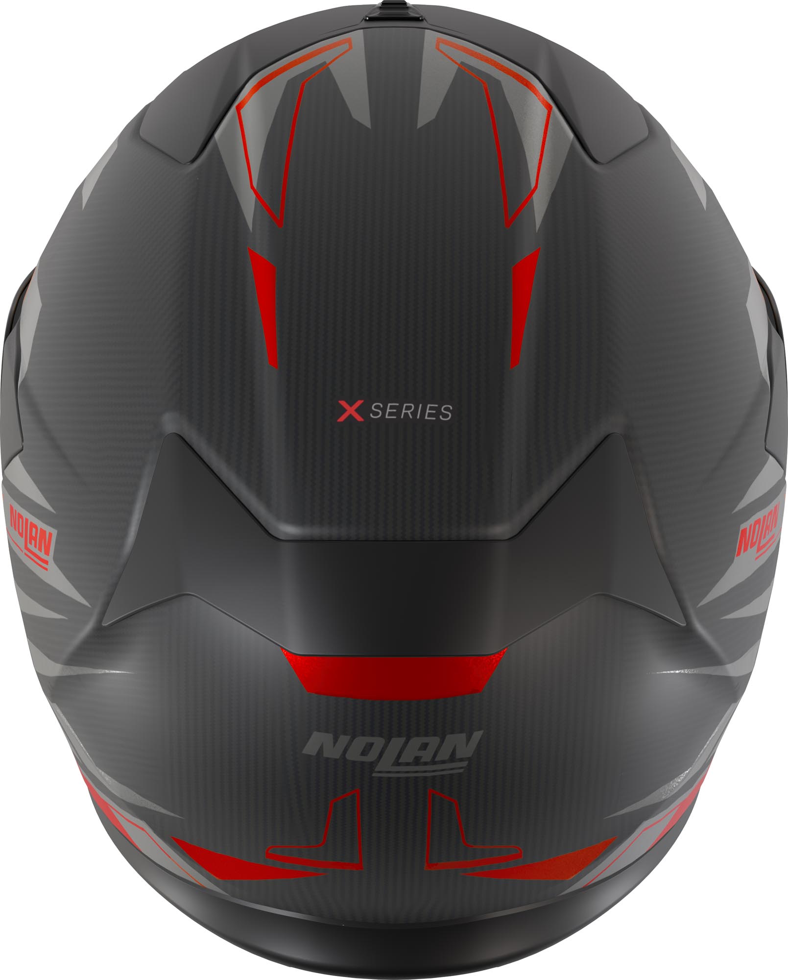 Nolan X-904 Ultra Carbon Rombo I-ESS Hjelm sort/grå/rød S (56) Figur 2