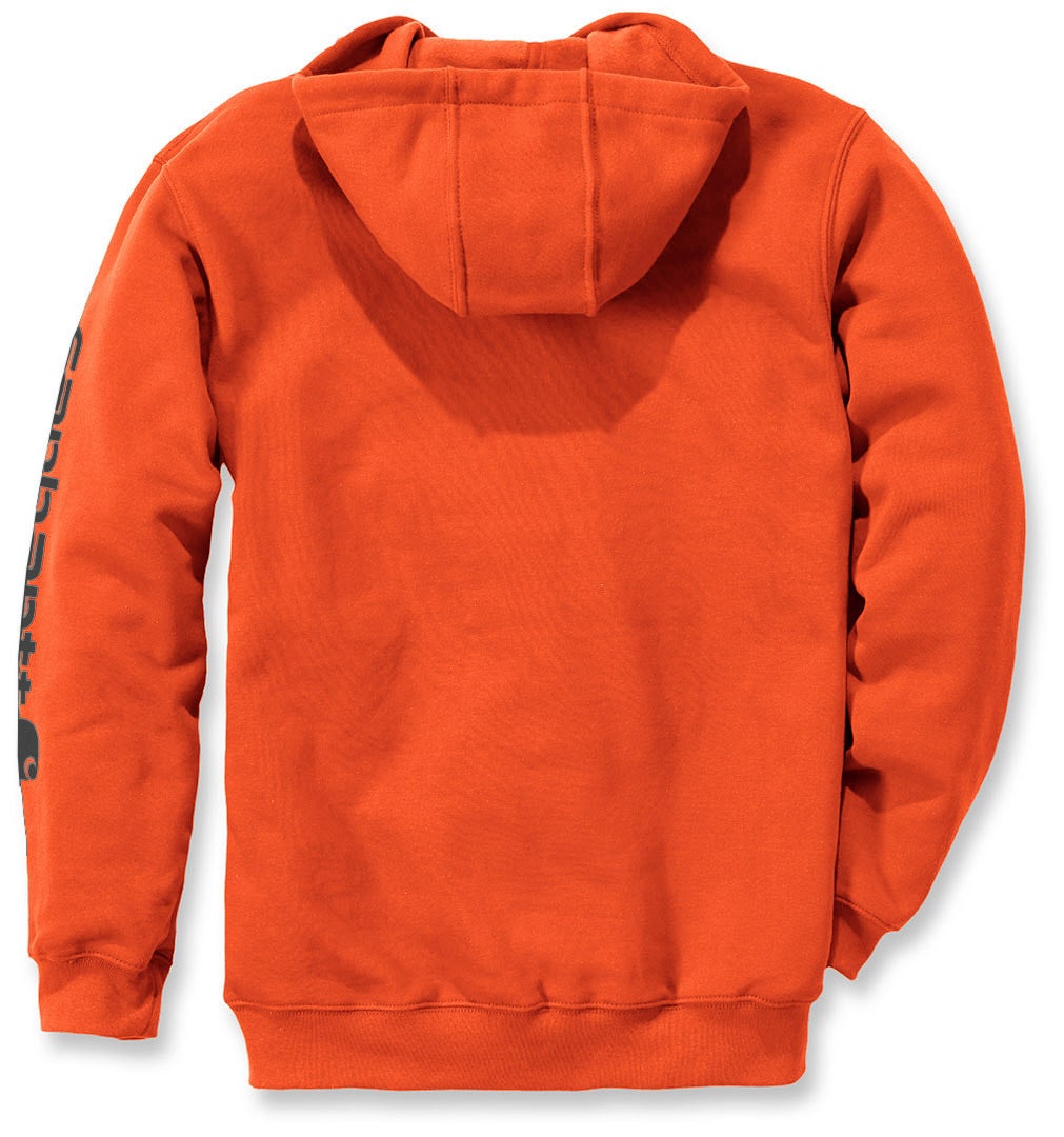 Carhartt Midweight Sleeve Logo Capuche orange M Figure 2