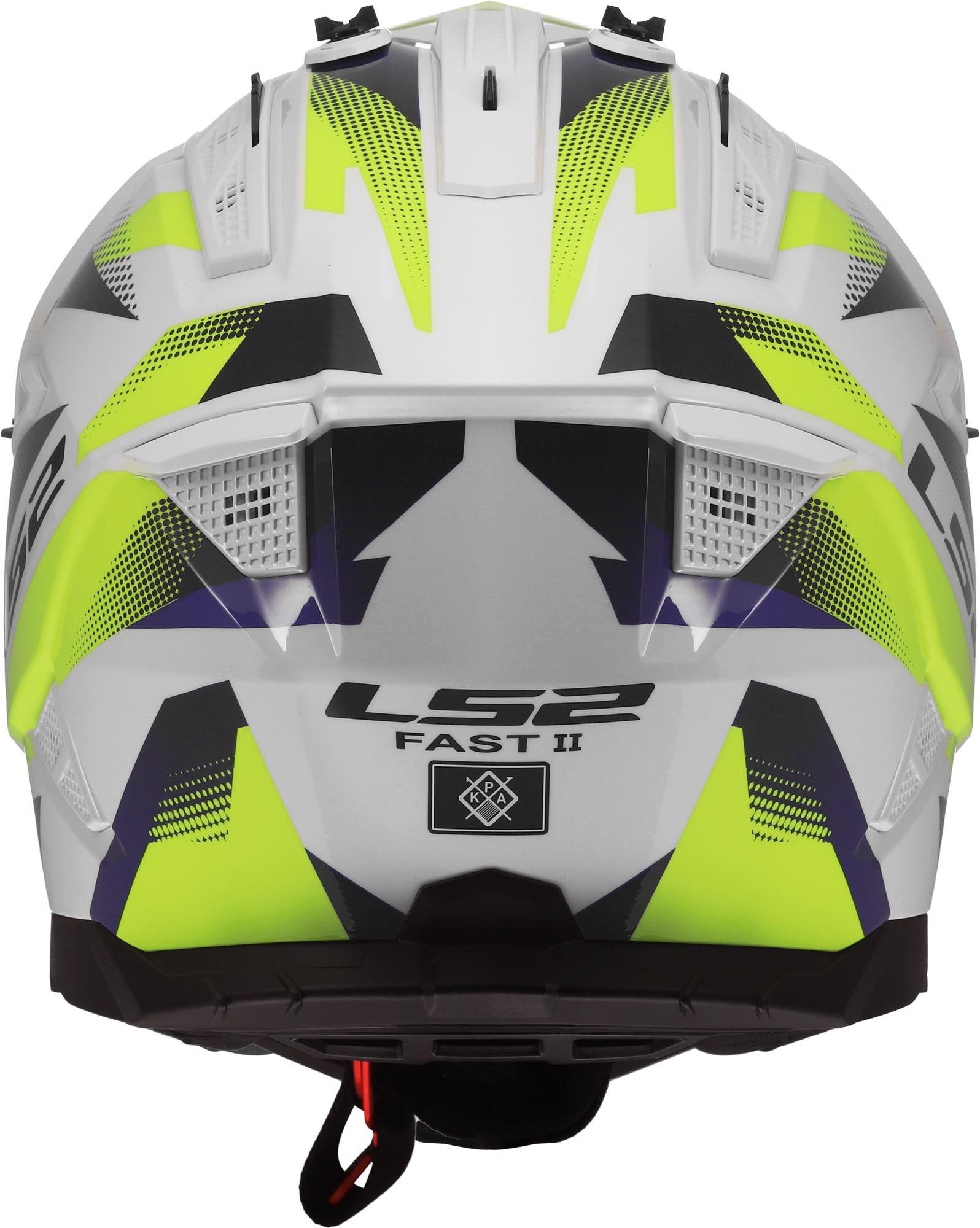 LS2 MX708 Fast II Fort bela/rumena S (55/56) Slika 3