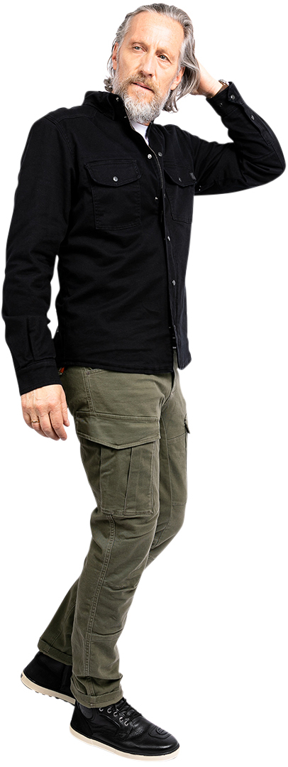 John Doe Stroker Cargo XTM Motorcycle Textile Pants olive 32 L36 Figure 17