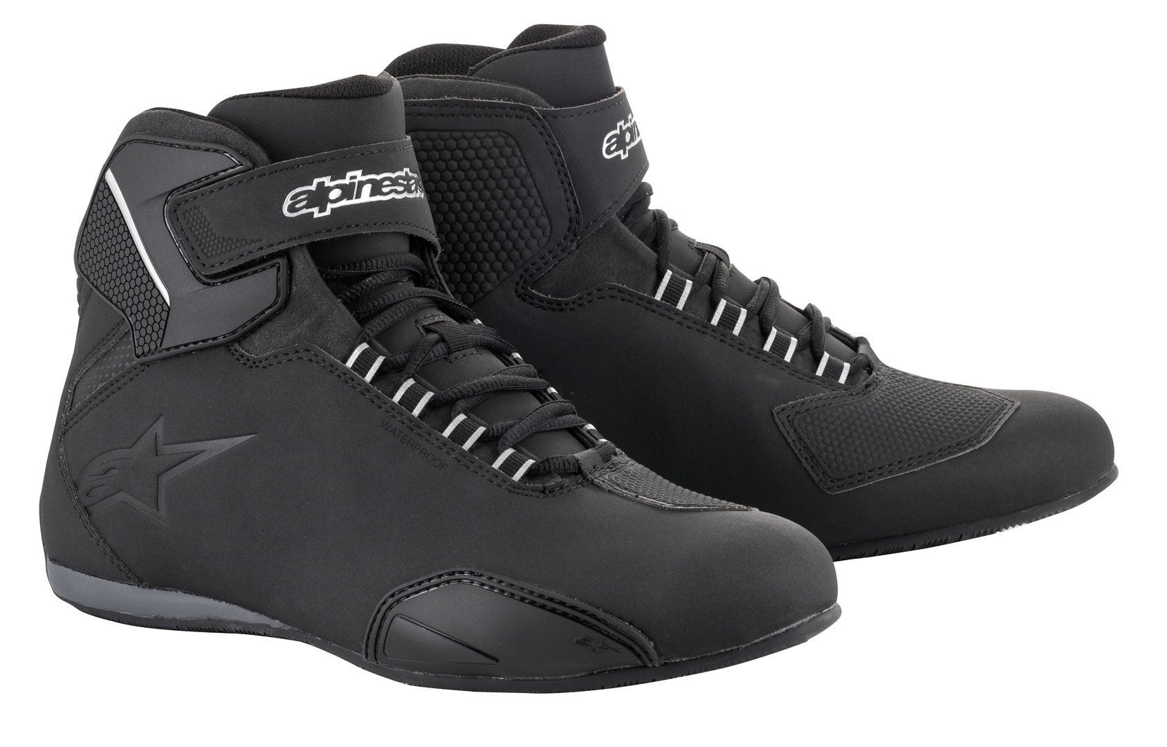 Alpinestars Sektor vandtætte motorcykelsko Sort 43,5 Figur 1