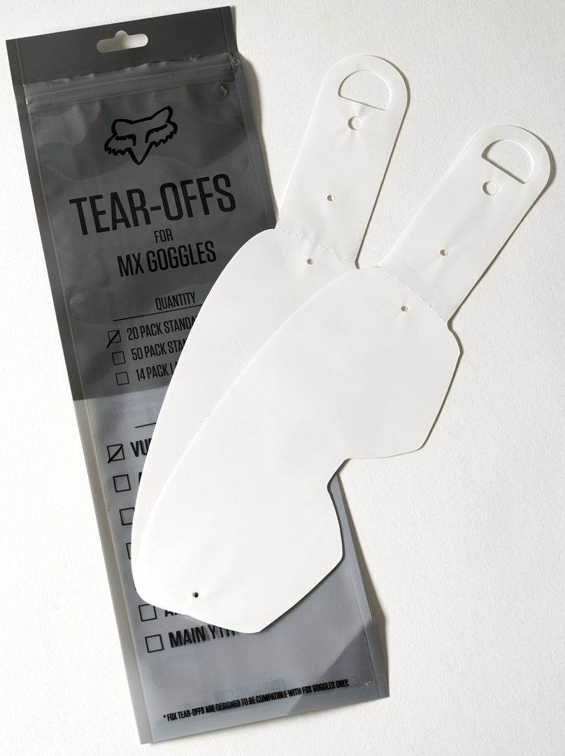 FOX Airspace/Main VLS 20 Pck Ungdom Laminerade Tear-Offs Figur 1