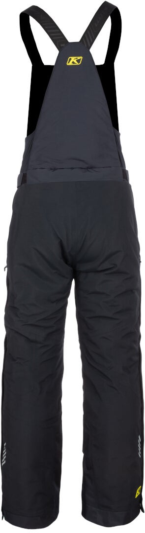Klim Keweenaw 2025 waterproof Snowmobile Bib Pants black/grey/yellow Long L Figure 4