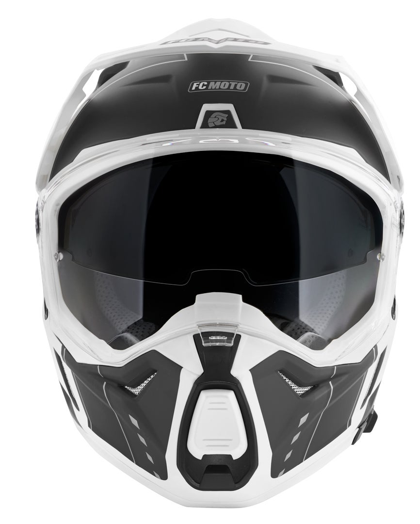 FC-Moto Merkur Pro Air Casco Enduro Bianco/nero M Figura 6