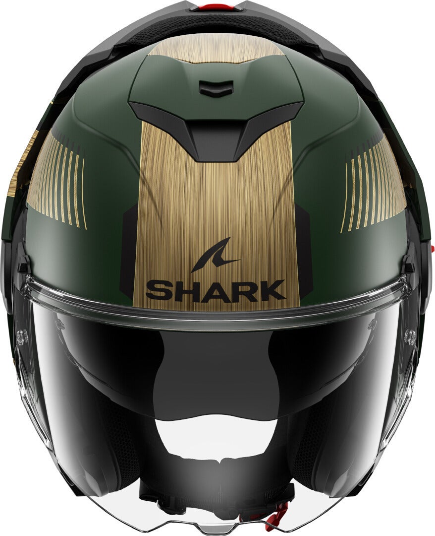 Shark Oxo Sikter Klapphelm grün matt/gold/schwarz L (59/60) Abbildung 6