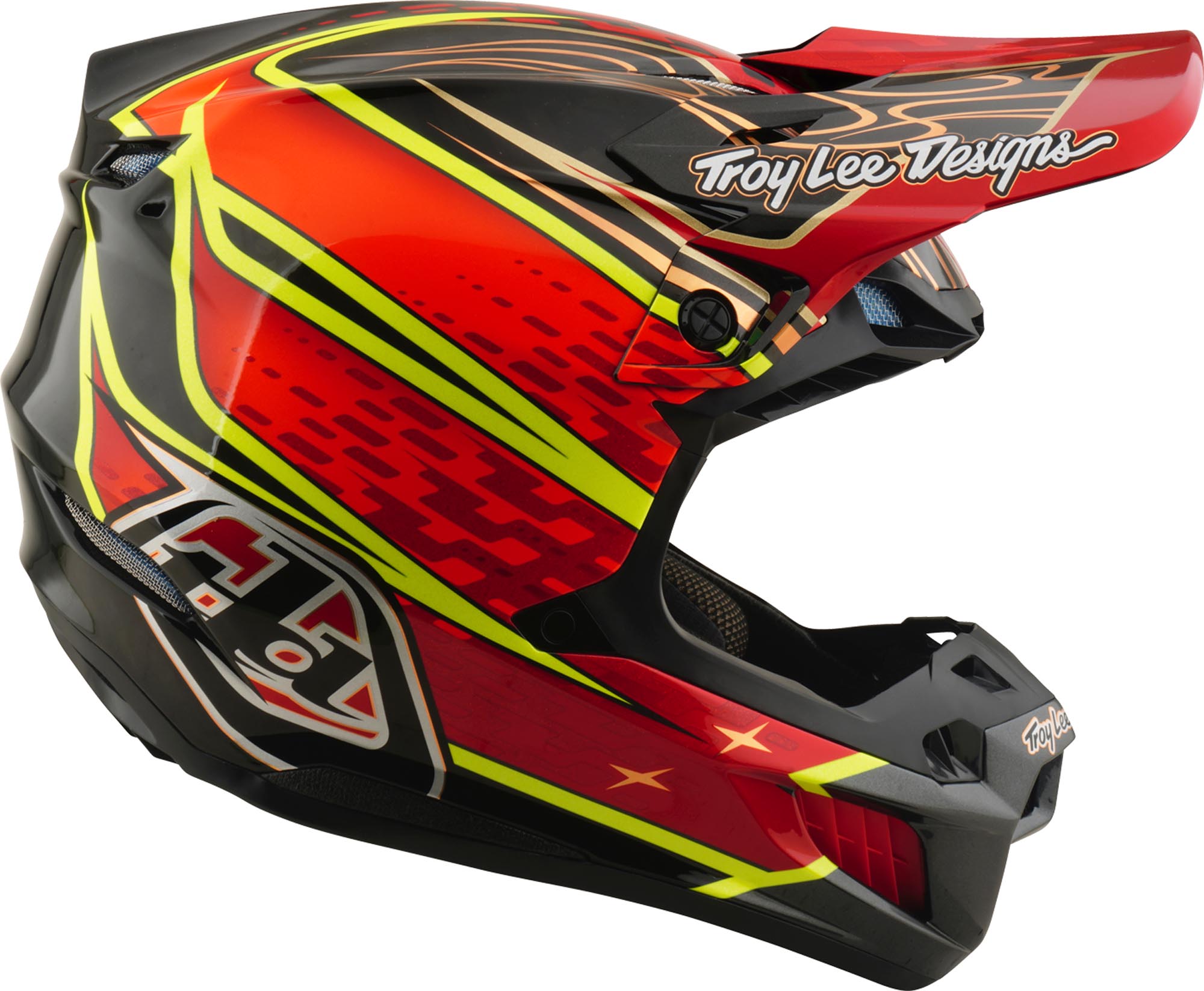Troy Lee Designs SE5 Carbon MIPS Wings Motocross Helm M (57/58) Abbildung 3