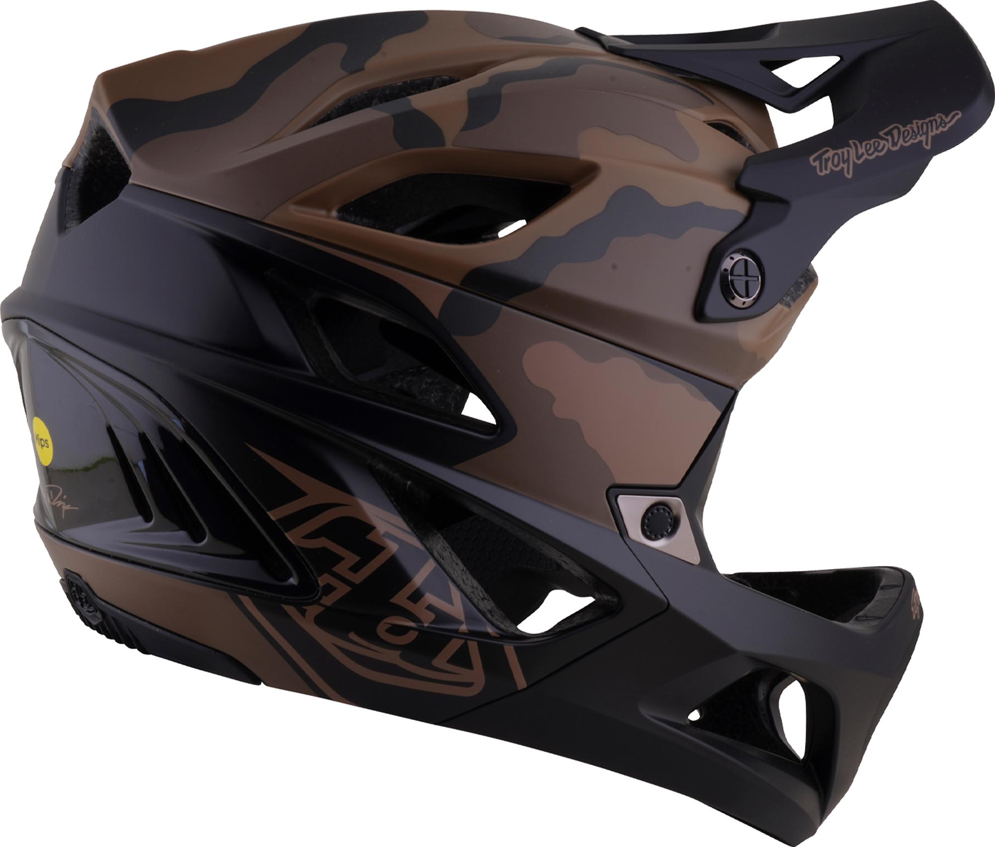 Troy Lee Designs Stage 2 MIPS Split Enduro MTB sisak Sötétbarna/álcázó M-L (57/59) 5. ábra