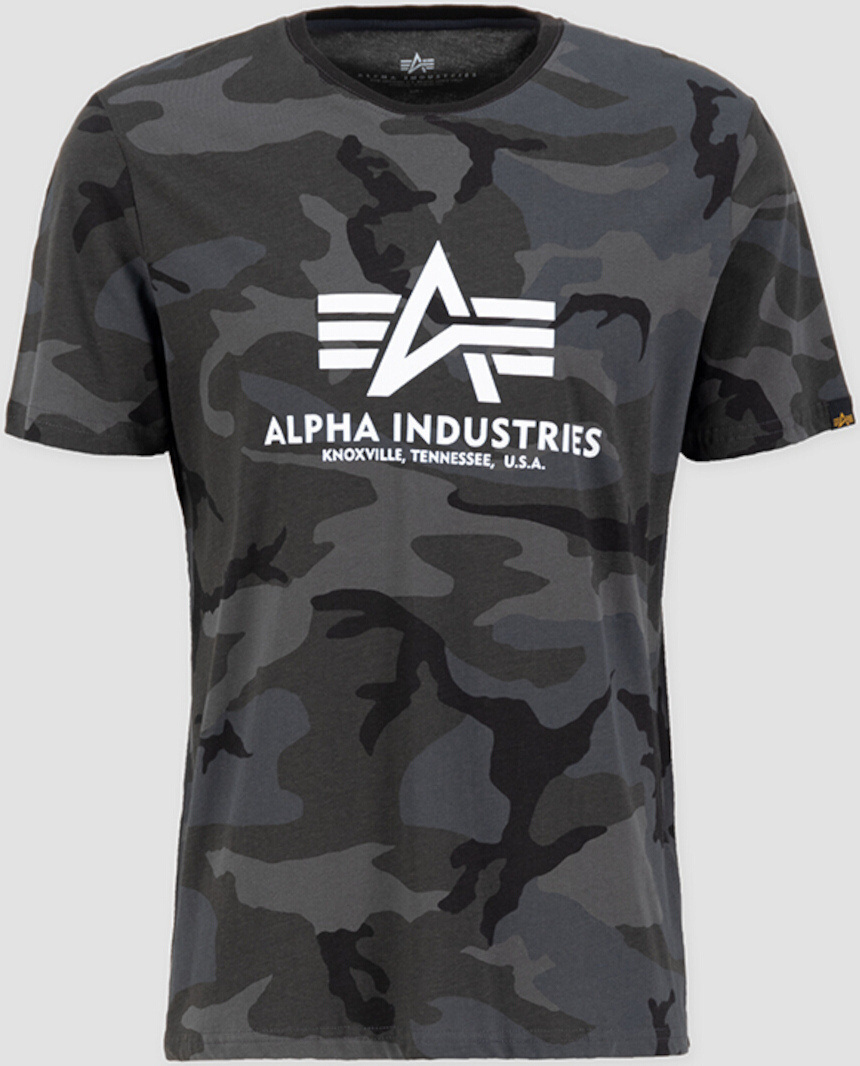 Alpha Industries Basic Camo T-shirt sort/camouflage XL Figur 1