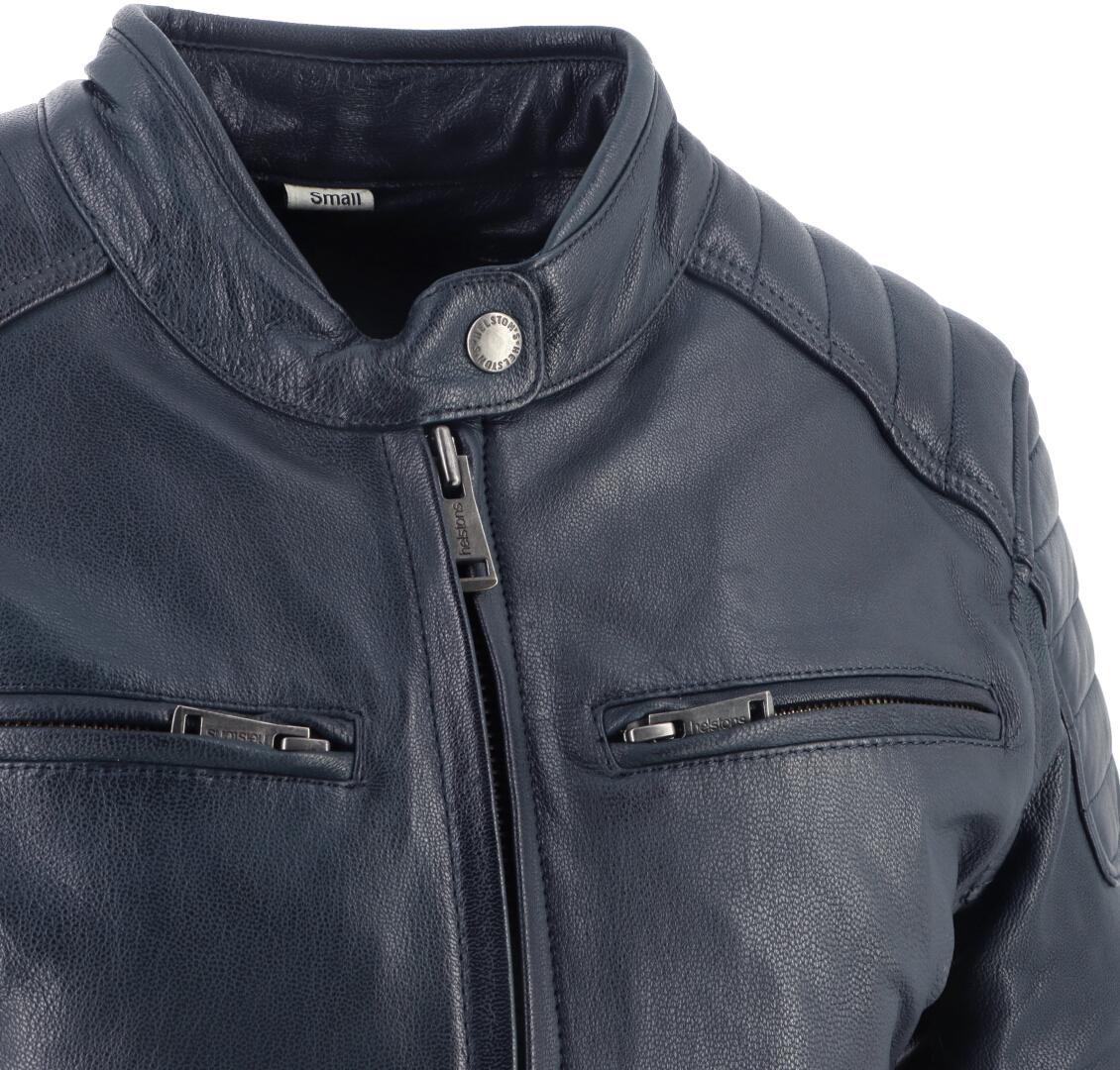 Helstons Jody Jachetă de piele pentru motociclete pentru doamne albastru L Figura 7