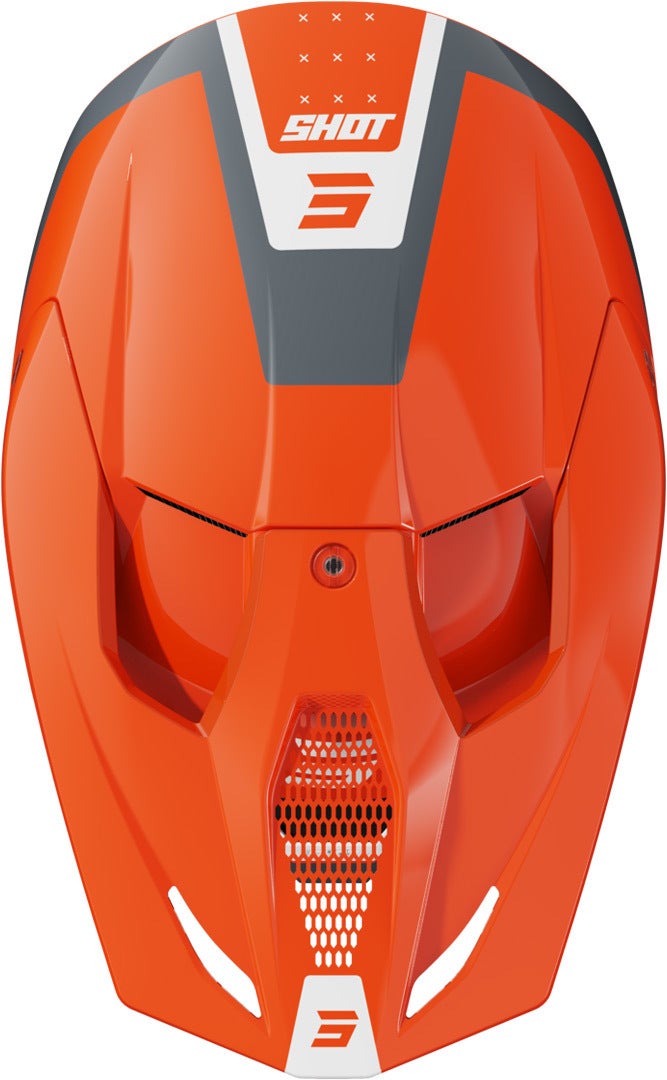 Shot Furious League Casco da motocross Arancione/bianco M (57/58) Figura 3
