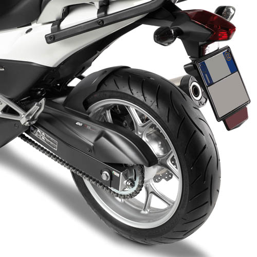 GIVI Hinterradabdeckung aus ABS, schwarz für Honda X-ADV 750 (17-21), FORZA 750 (21) Figur 1