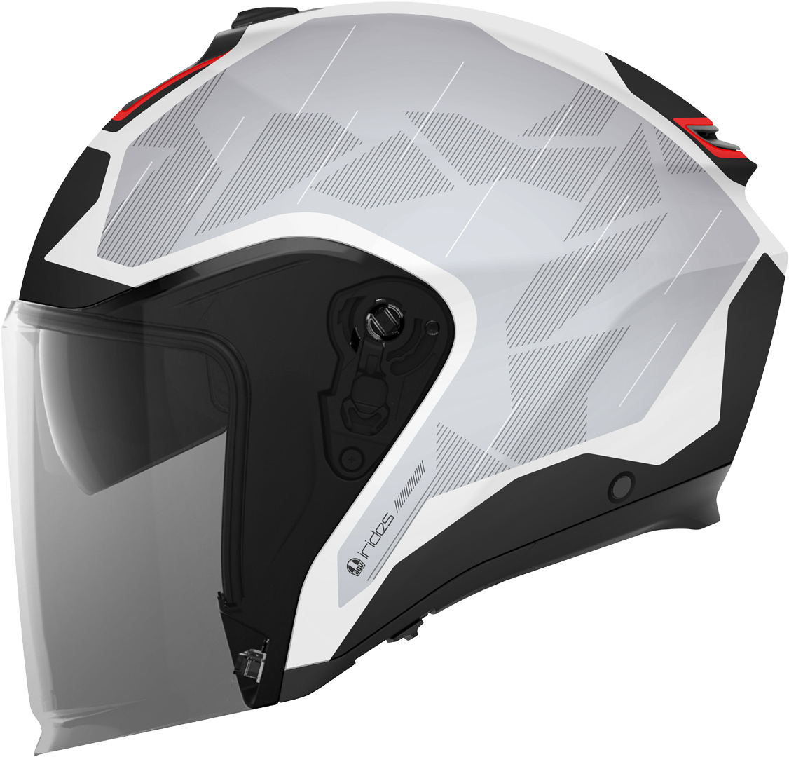 AGV Irides Trieste Jet hjelm sort/rød/hvid S (55/56) Figur 3
