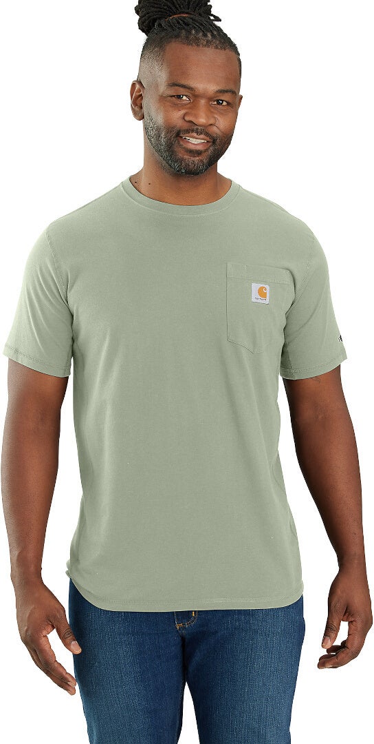 Carhartt Force Relaxed Fit Midweight Short Sleeve Pocket Triko Světle zelená XL Obrázek 2