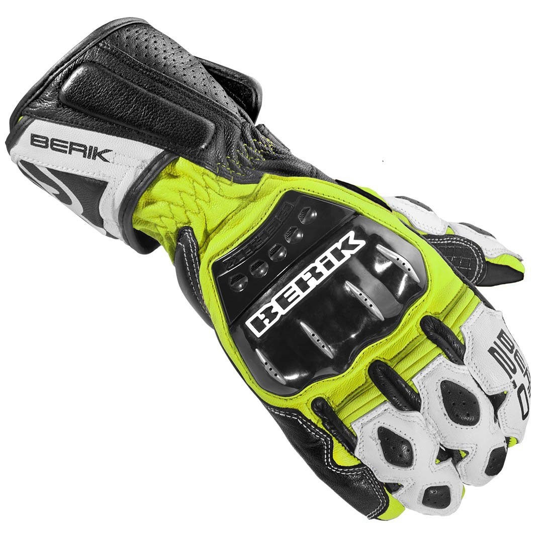 Berik Segullo Gants de moto jaune/blanc 3XL Figure 1