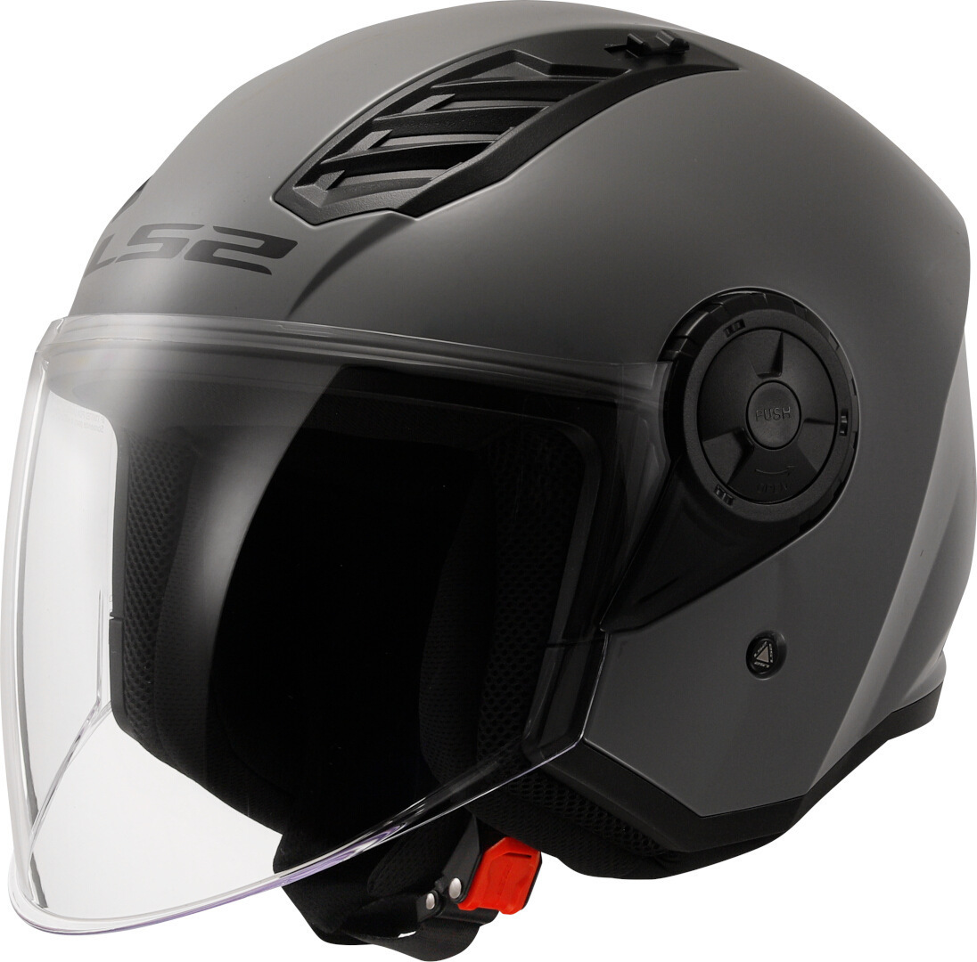 LS2 OF616 Airflow II Solid Jet Helmet grey XL (61/62) Figure 1