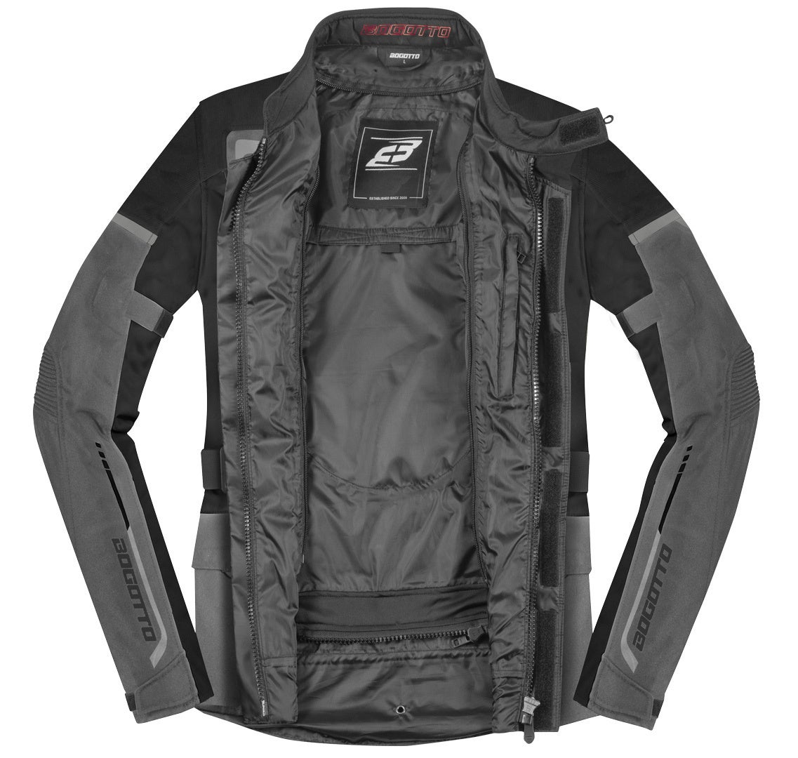 Bogotto Azury 2in1 waterproof Motorcycle Textile Jacket black/grey 4XL Figure 3