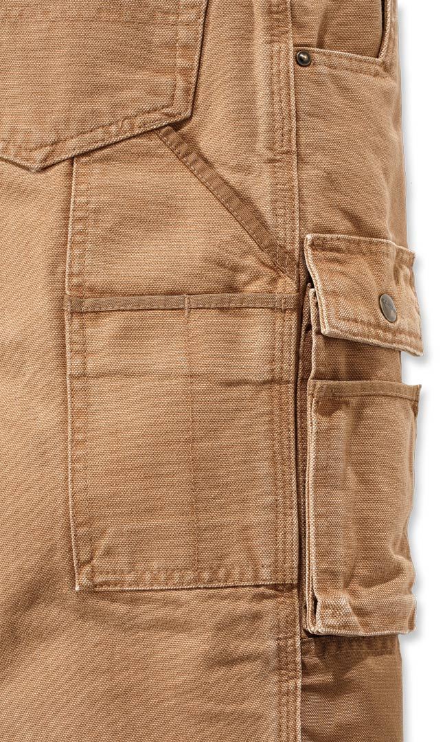 Carhartt Multi Pocket Washed Duck Hose braun 32 L34 Abbildung 2