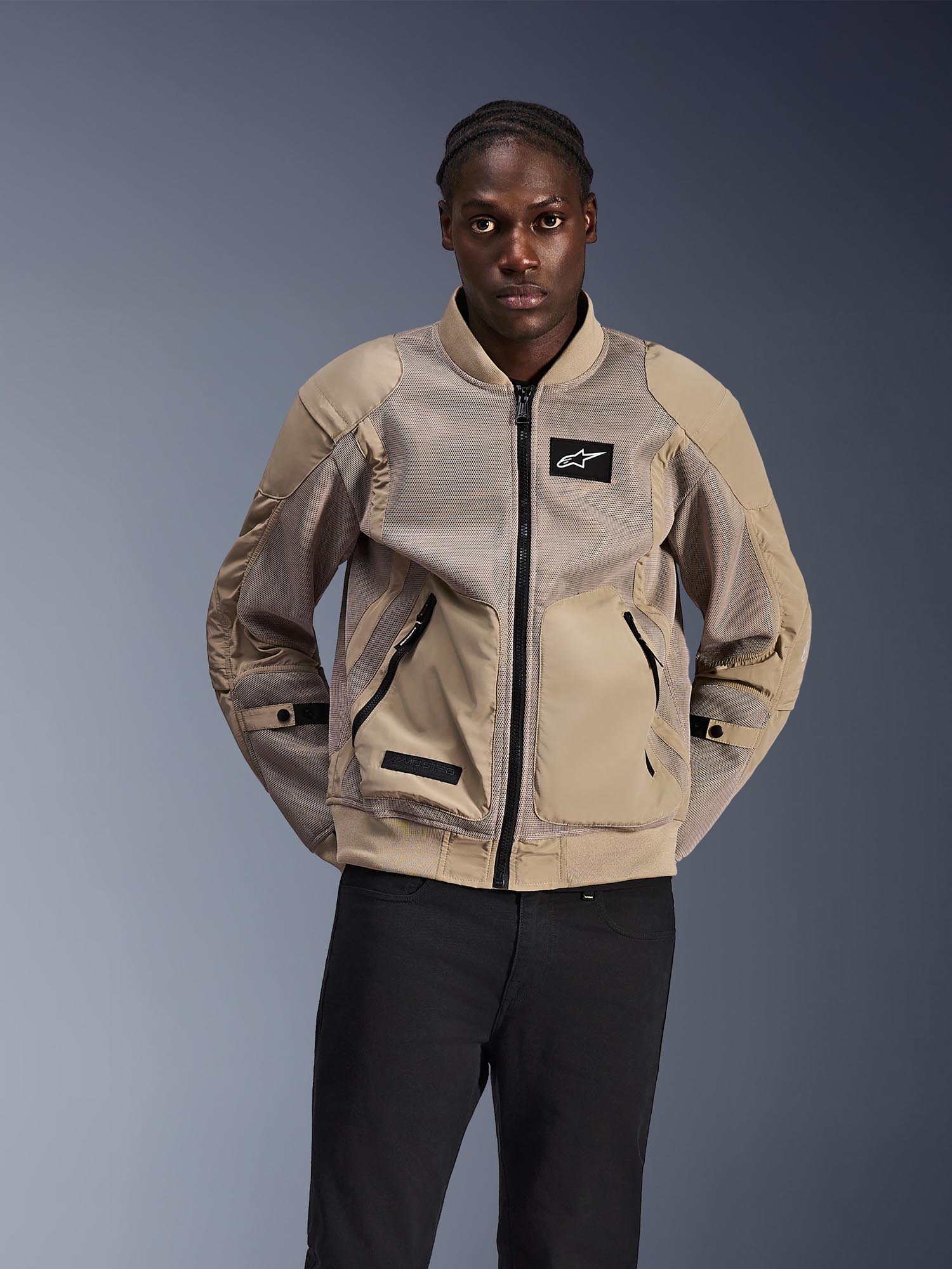 Alpinestars Flight Air Motorcycle Textile Jacket beige/grey 3XL Figure 3