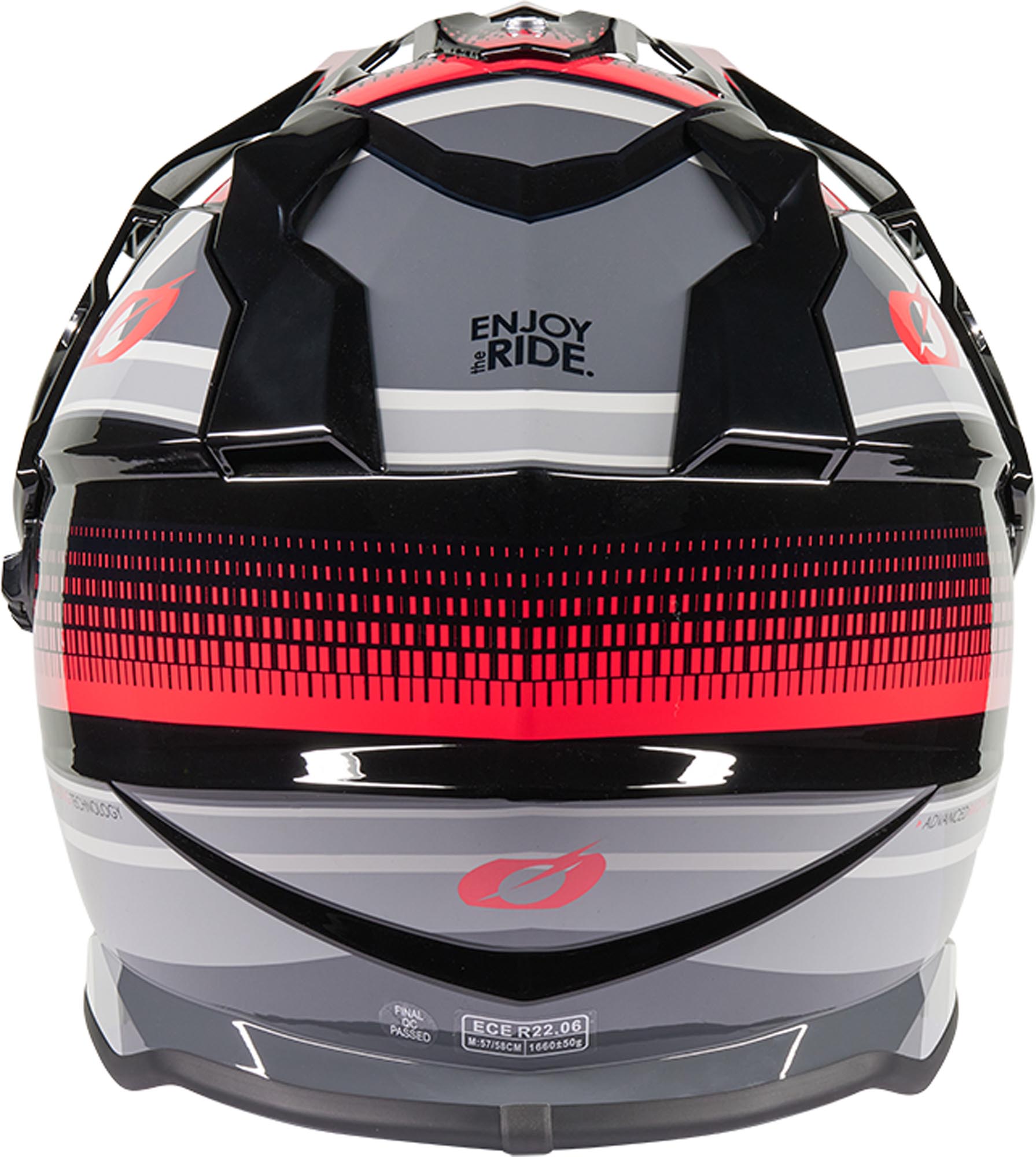Oneal Sierra Strato Enduro Helm schwarz/grau/rot XL (61/62) Abbildung 3