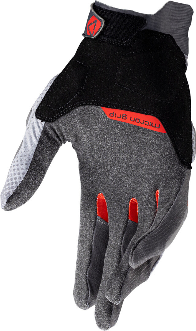 Leatt ADV X-Flow 5.5 Short Motorcykel handskar Grå/röd S Figur 2