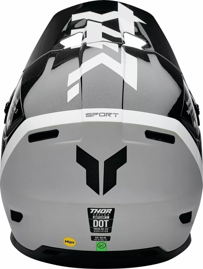 Thor Reflex Riot 越野摩托車頭盔 黑色金属 S（55/56） 图3