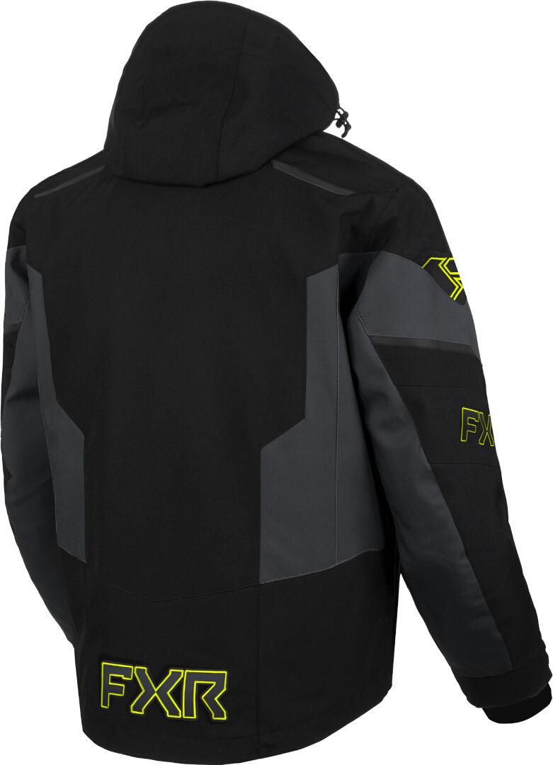 FXR Helium X 2-in-1 2025 Snowmobile Jacket black/grey/yellow XL Figure 2