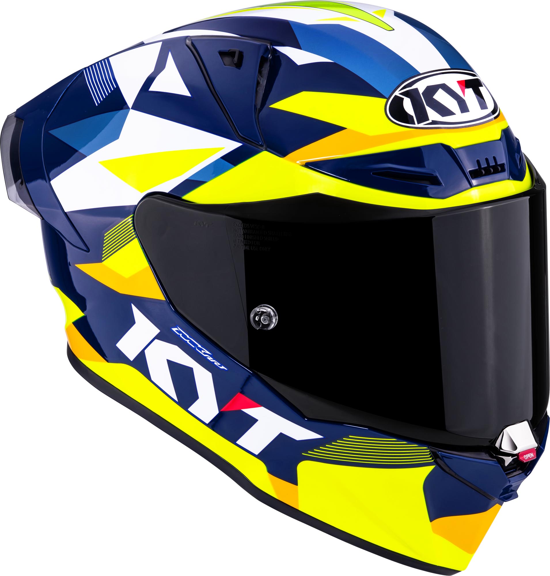 KYT R1R Diamond Hjelm blå/gul XL (61/62) Figur 7