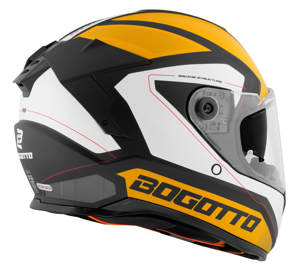 Bogotto FF122 BGT Casco amarillo/blanco L Figura 3