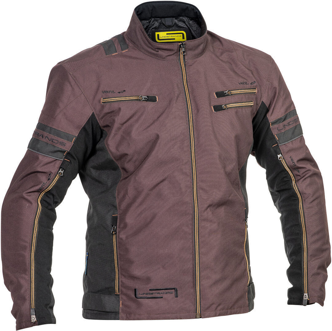 Lindstrands Lysvik waterproof Motorcycle Textile Jacket brown 62 Figure 1