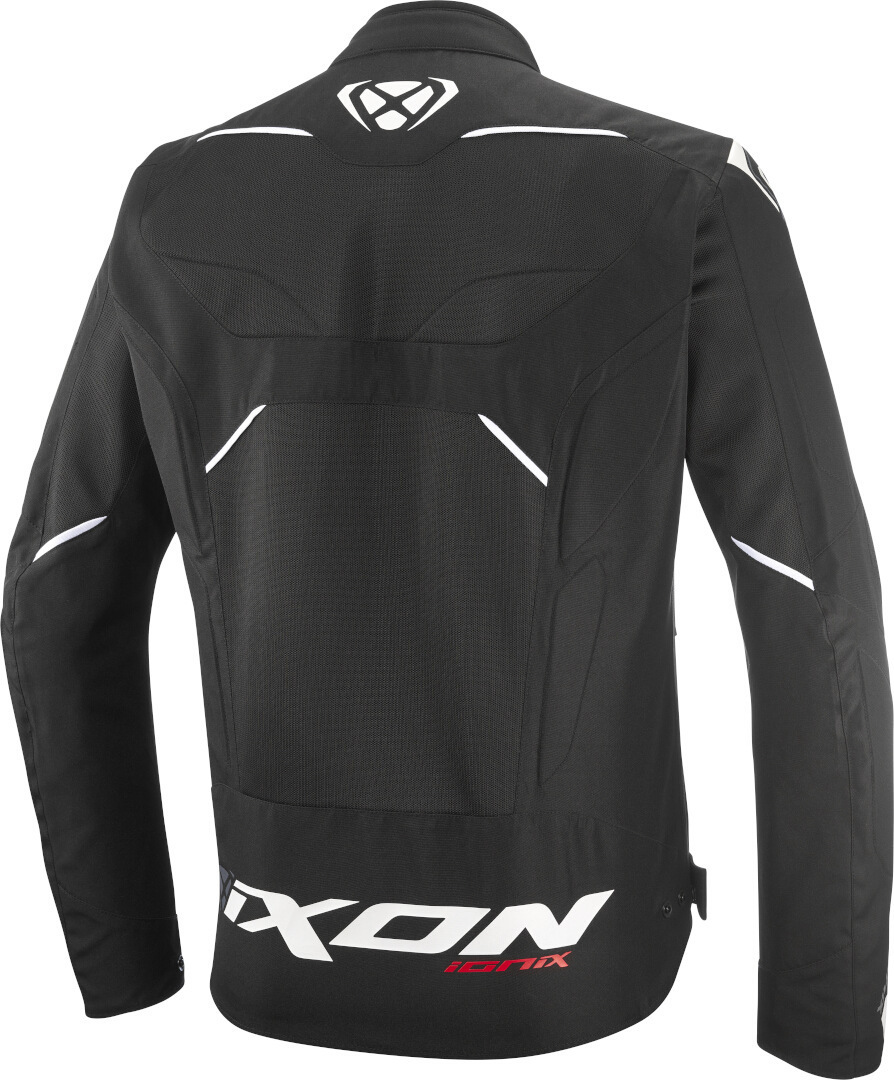 Ixon Ionix Jachetă textilă pentru motociclete alb/negru XL Figura 2