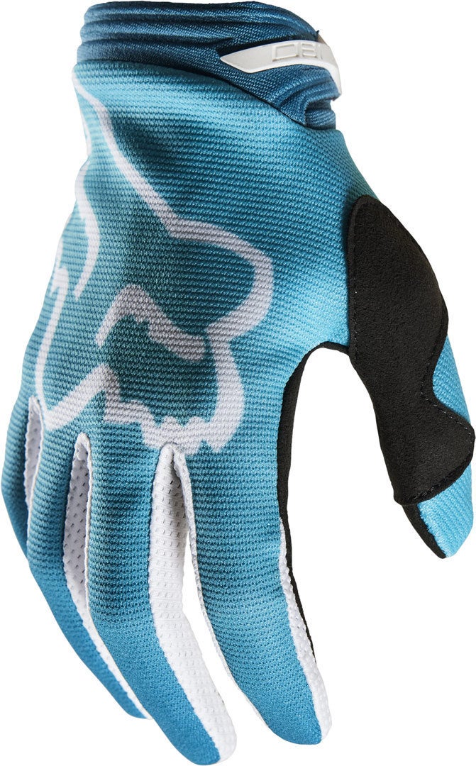 FOX 180 Toxsyk Luvas de Motocross Femininas turquesa/preto M Figura 1