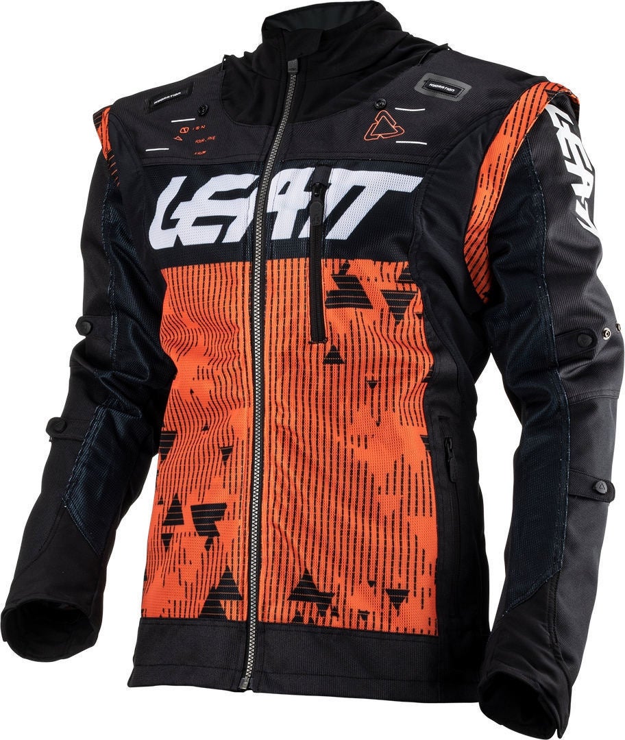 Leatt 4.5 X-Flow Motocross Jacke orange/schwarz XL Abbildung 1