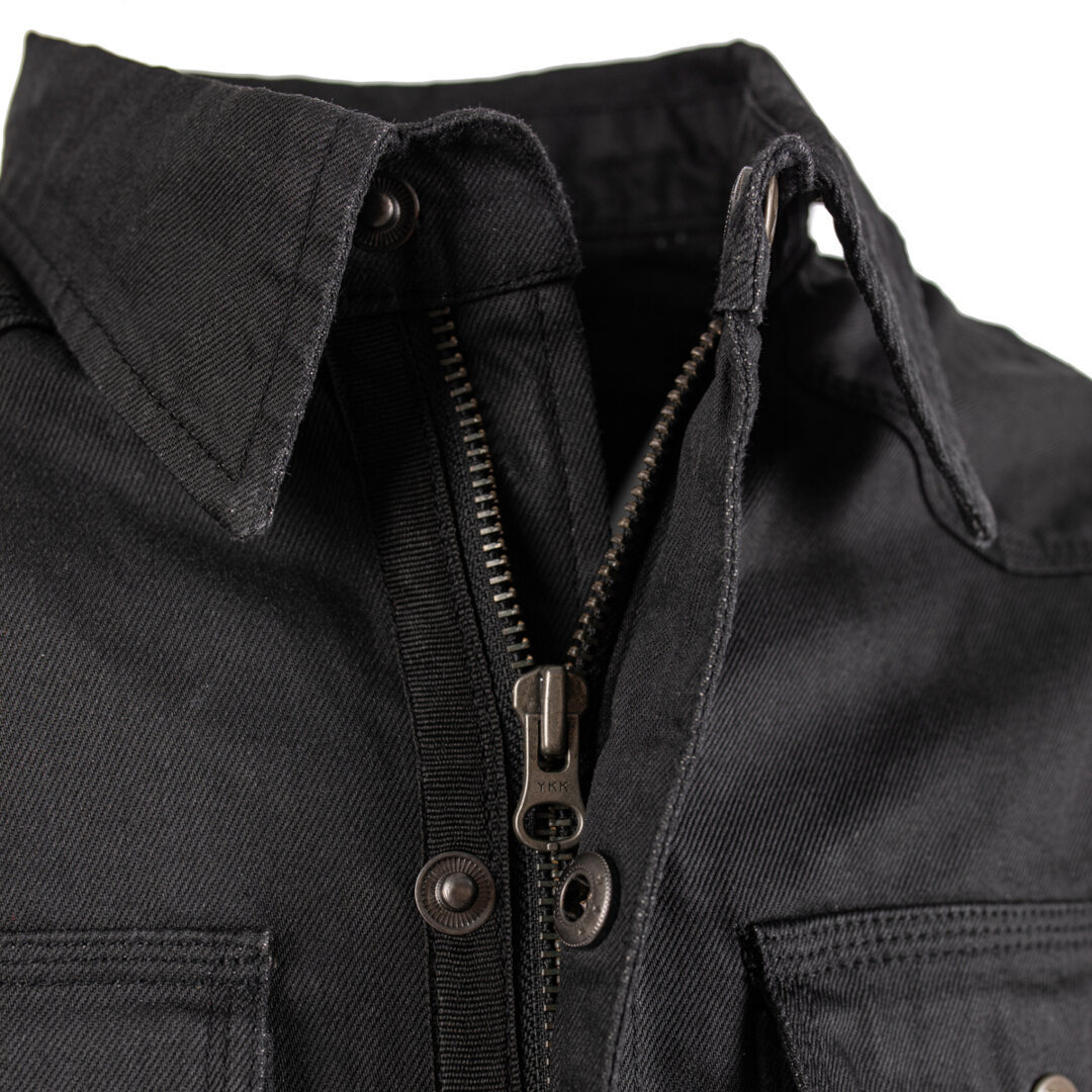 Rusty Stitches Dann Chemise de moto noir XL Figure 3