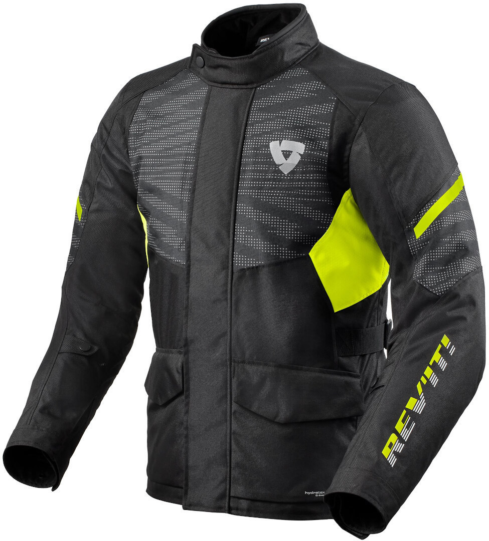 Revit Duke H2O Jachetă textilă pentru motociclete negru/galben S Figura 1