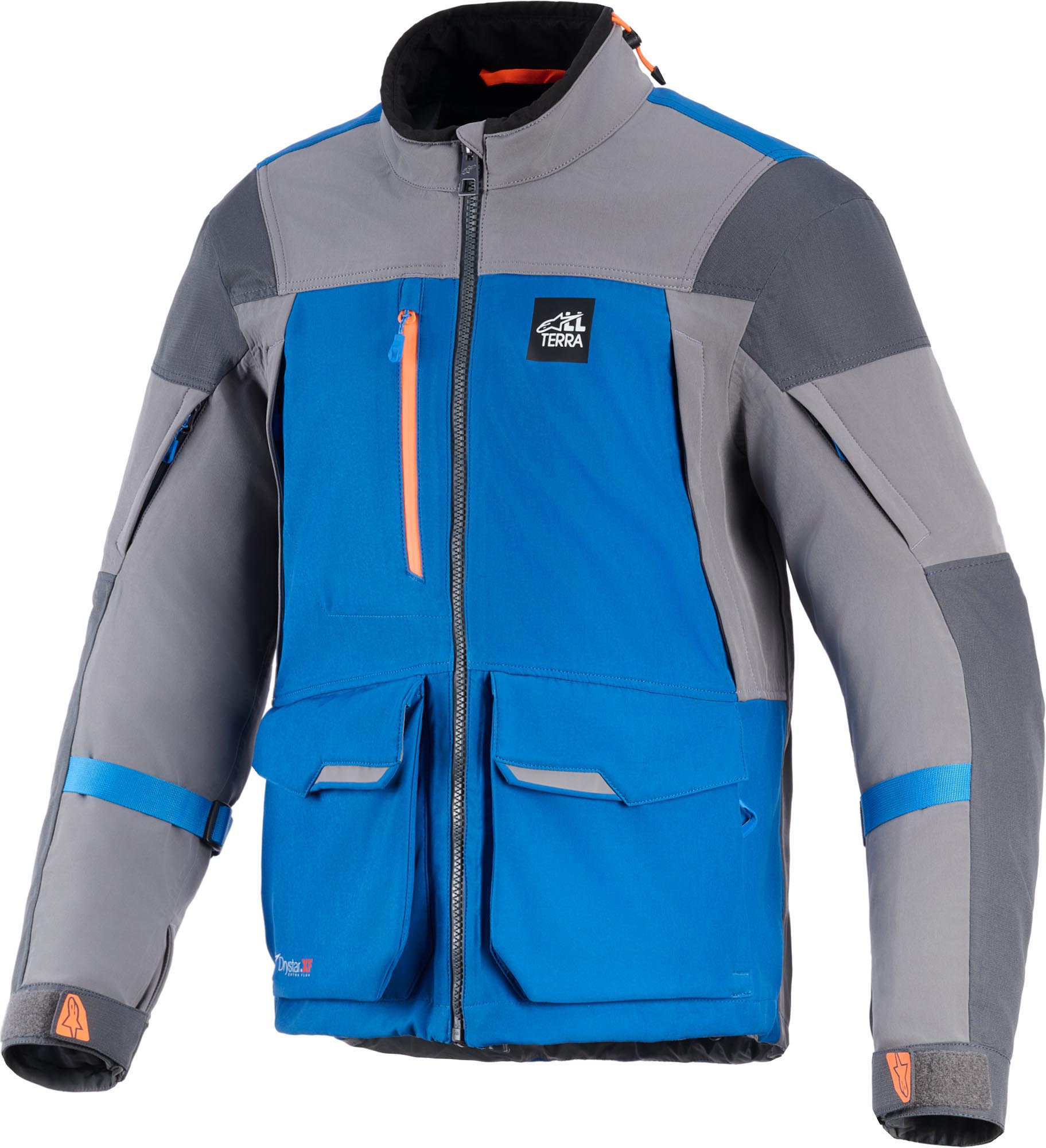 Alpinestars Men's Blue/Grey Maxdura Drystar Xf Waterproof Motorcycle Textile Jacket