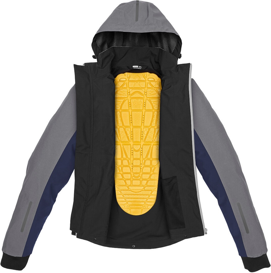 Spidi H2Out II Sweat à capuche de moto imperméable bleu/gris 3XL Figure 4
