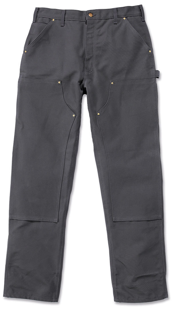 Carhartt Firm Duck Double-Front Work Dungaree Bukser Sort 36 L30 Figur 3