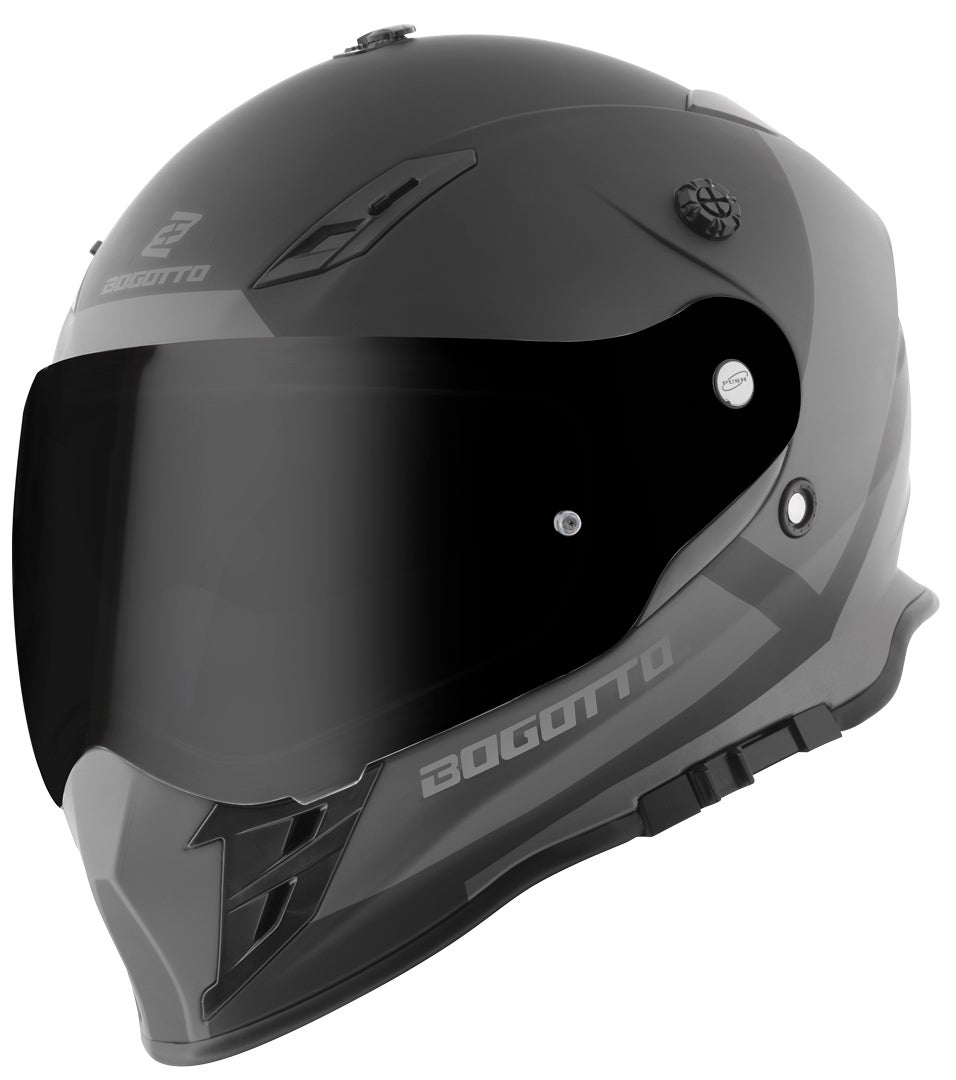 Bogotto V331 Pro Tour Enduro Hjelm sort/grå XL Figur 3
