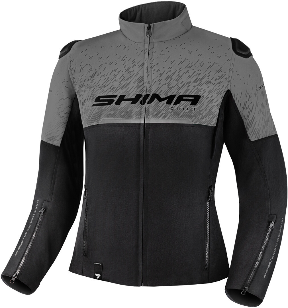 SHIMA Drift Veste textile de moto pour dames noir/gris L Figure 1