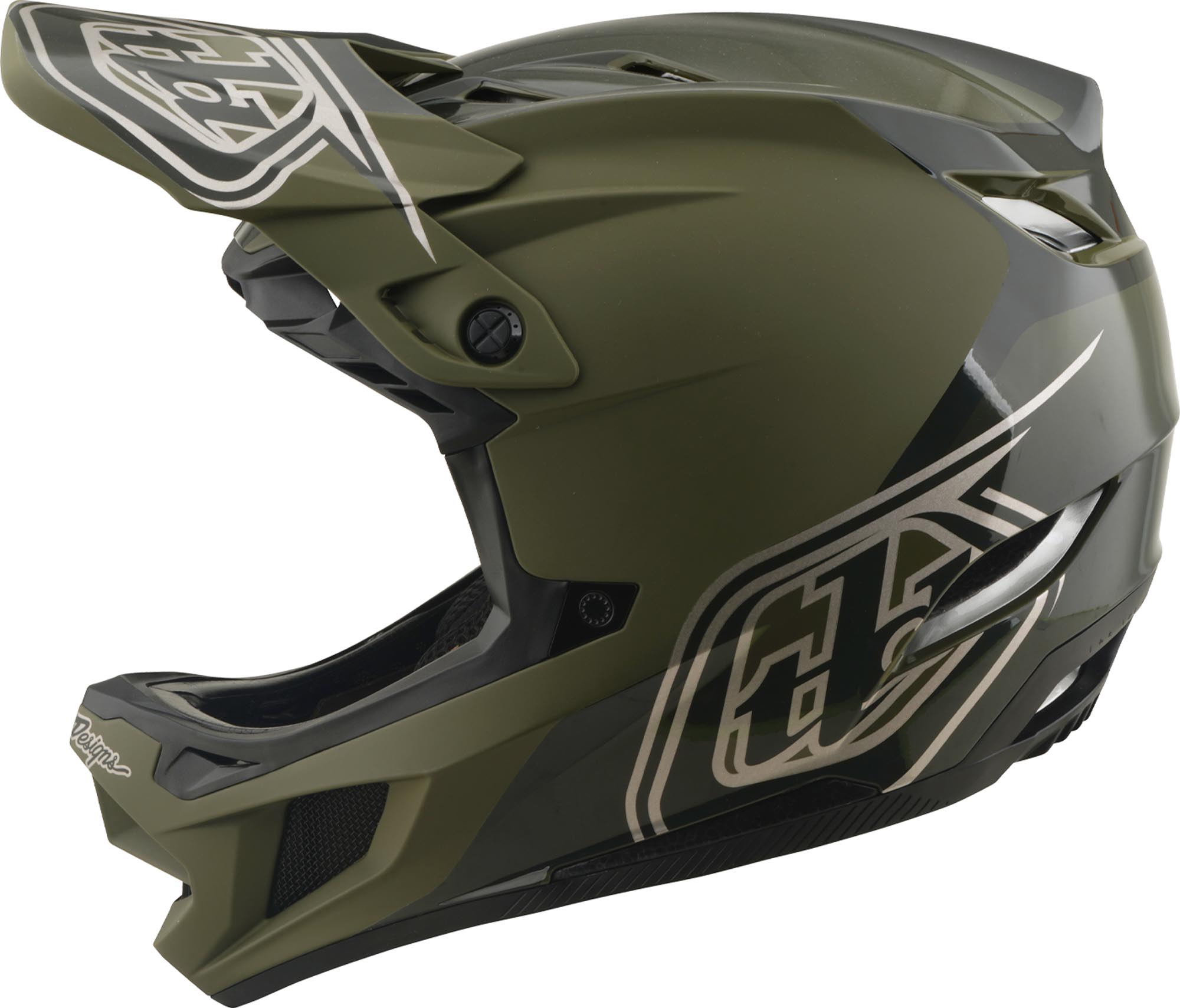 Troy Lee Designs D4 Polyacrylite MIPS Shadow Casque de descente vert mat M (57/58) Figure 7