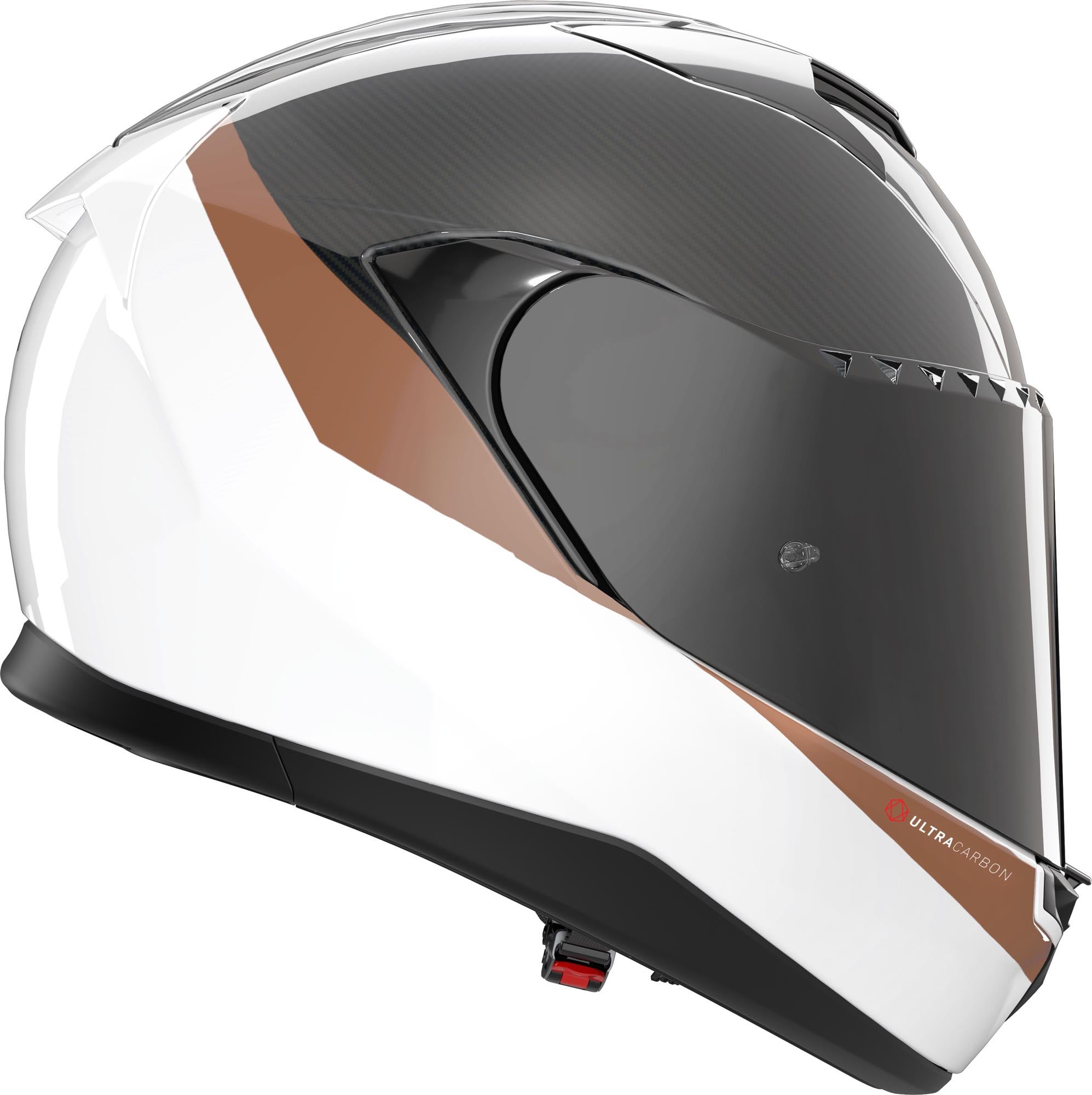 Nolan X-904 Ultra Carbon Verniciatura Speciale Casque Blanc/Marron M (58) Figure 2