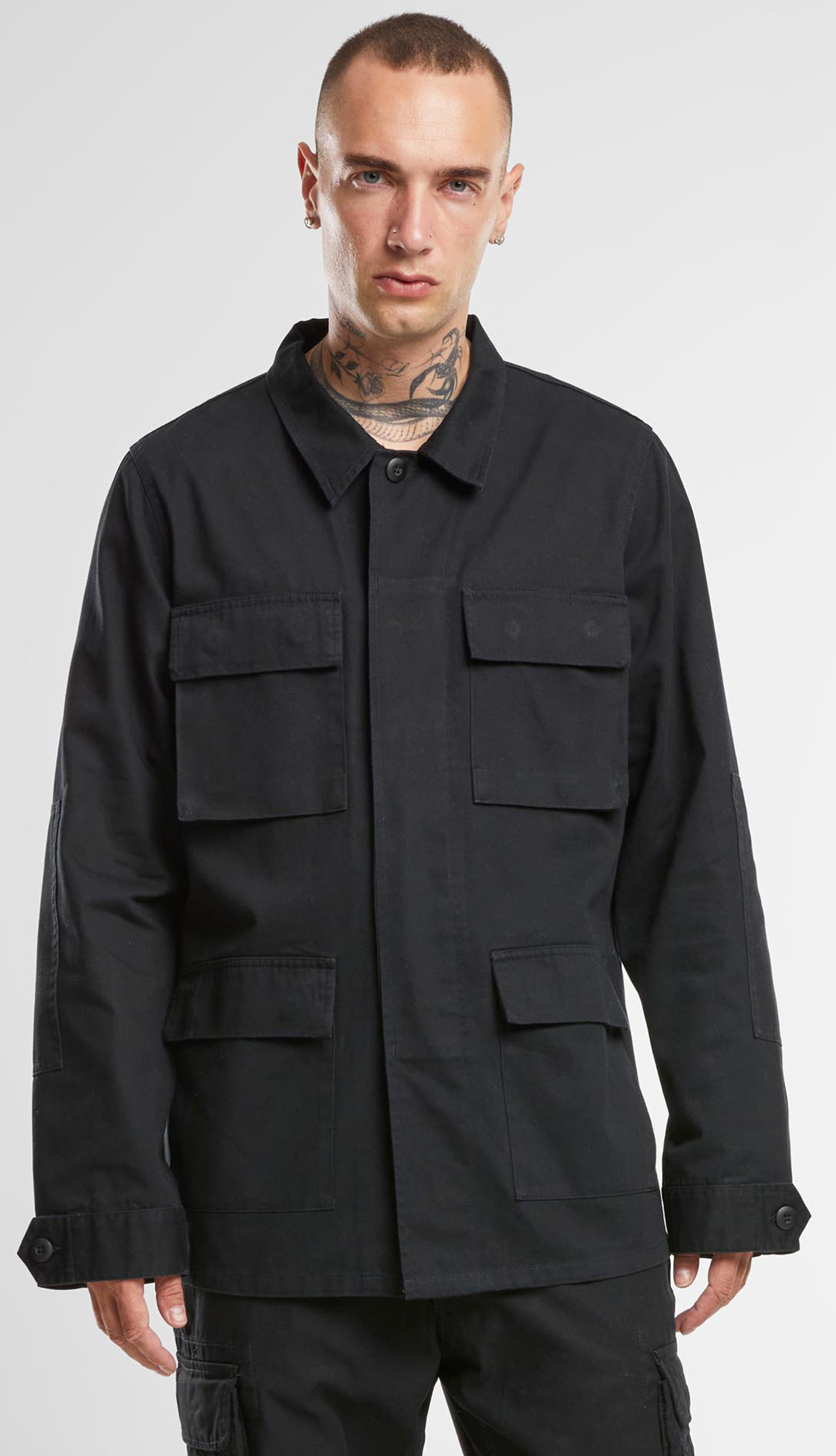 Brandit BDU Twill Jas Zwart XS Figuur 4