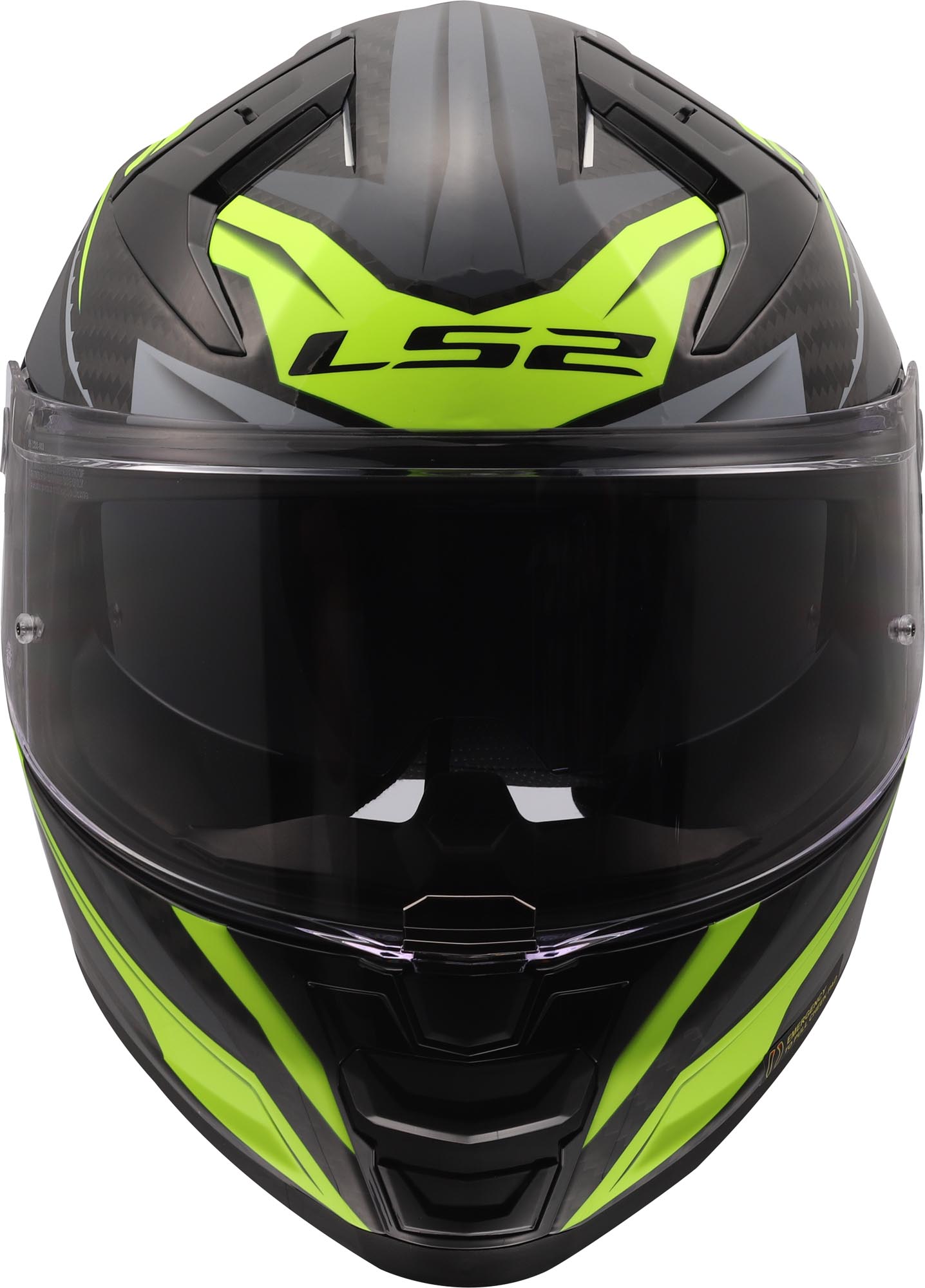 LS2 FF811 Vector II Carbon Savage 頭盔 黑色/黃色 S（55/56） 圖7