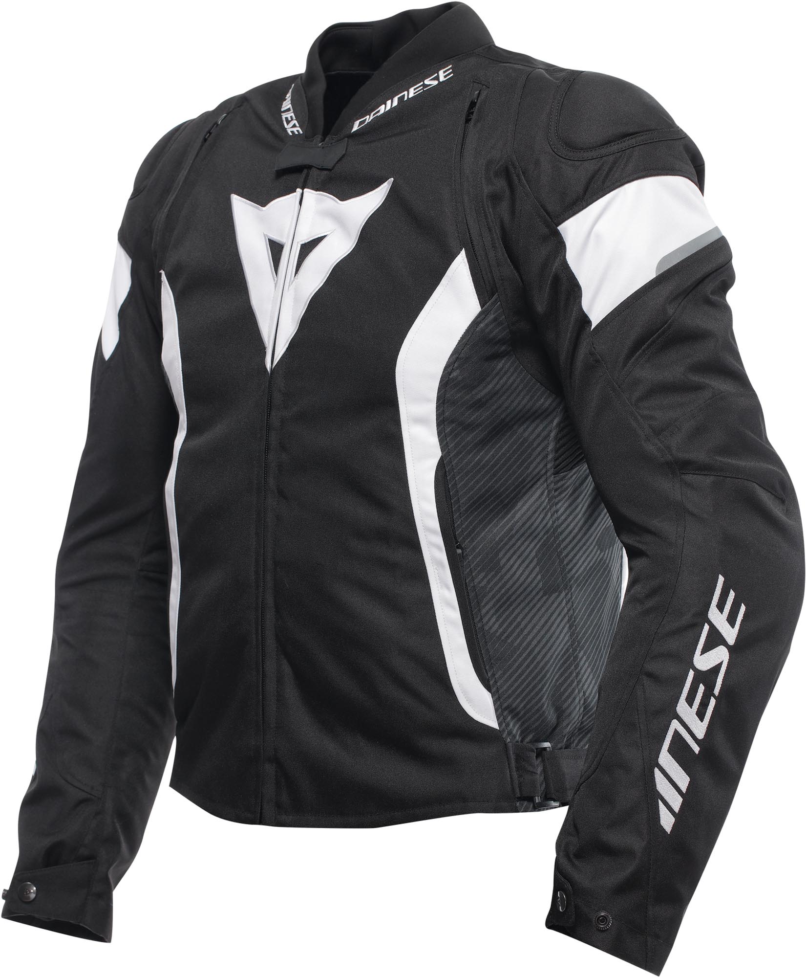 Dainese Avro 5 2.0 Motorcycle Textile Jacket black/white 62 Figure 1