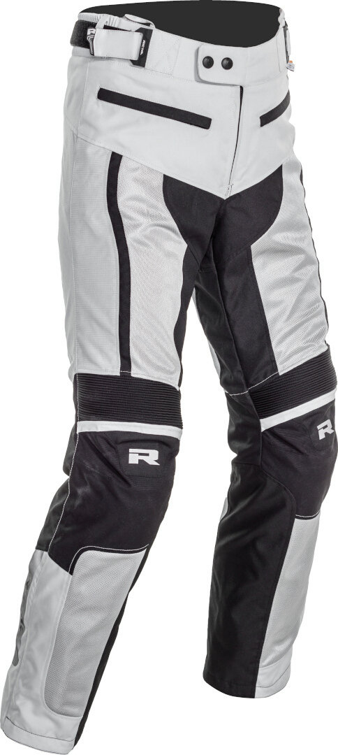 Richa Airvent Evo 2 pantaloni textile impermeabili pentru motociclete gri/negru M scurt Figura 1