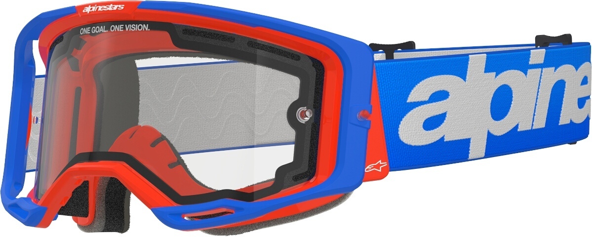 Alpinestars Vision 8 Wordmark Dual Pane Motocross Glasögon Figur 1