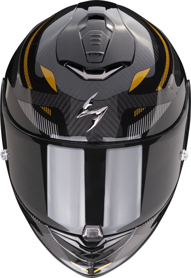Scorpion EXO-1400 Evo Air Kydra Carbon hjelm Sort/guld S (55/56) Figur 3