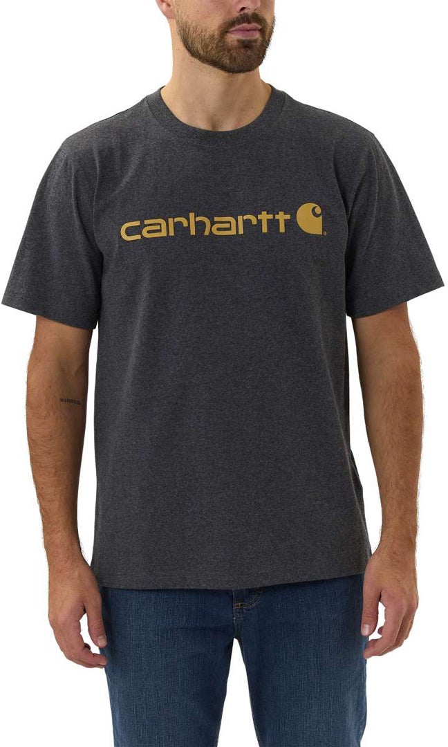 Carhartt EMEA Core Logo Workwear Short Sleeve Triko tmavě šedá L Obrázek 3